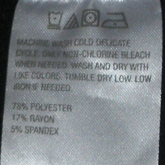 Attitudes by Renee Casa Cozy Crew Neck Tunic PXS Black NEW - Picture 7 of 7